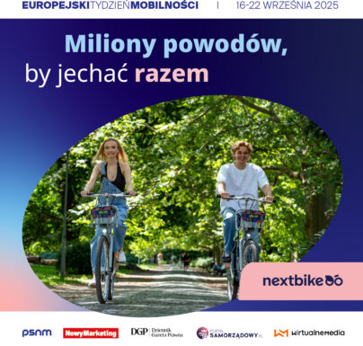 Miliony powodów, by jechać razem z Nextbike podczas Europejskiego Tygodnia Mobilności  
